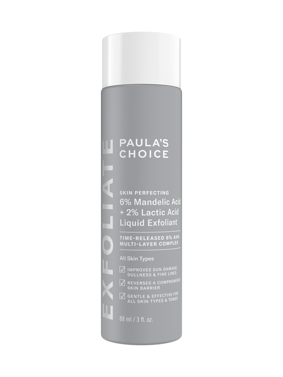vloeibare aha-exfoliant met 6 amandelzuur 2 melkzuur