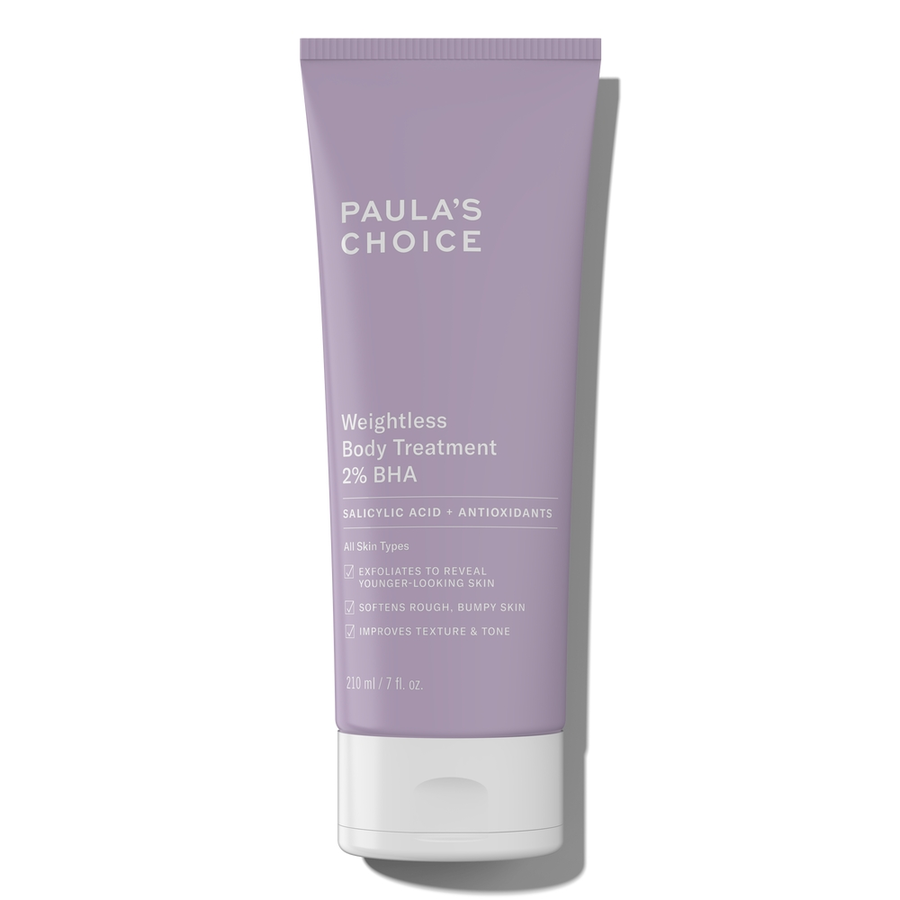 gewichtloze bodylotion met 2 bha