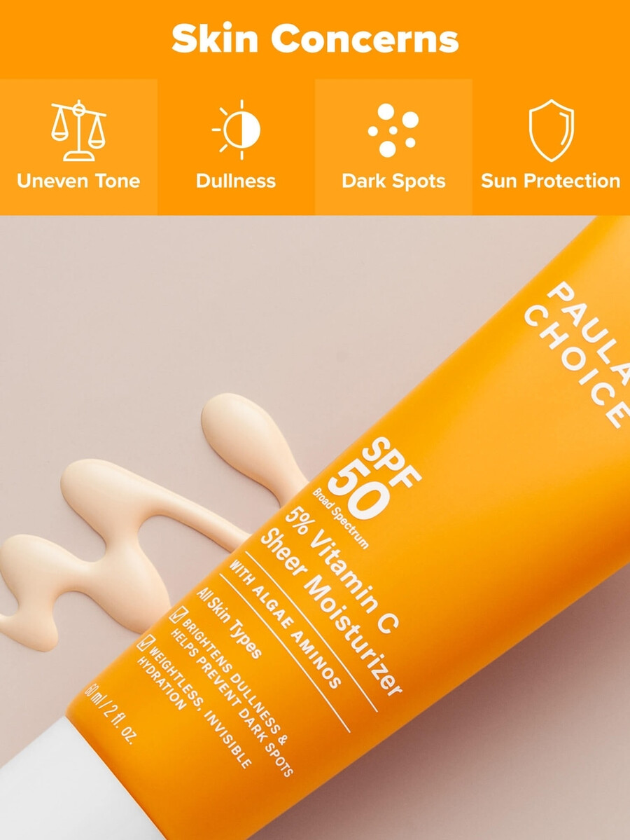 5 vitamine c lichte hydraterende crème met spf 50
